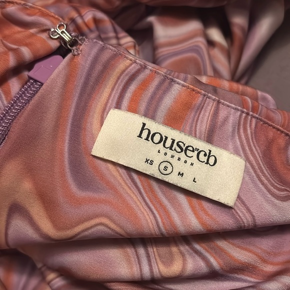 Multicolor Halter Cut-Out Dress - Picture 6 of 9